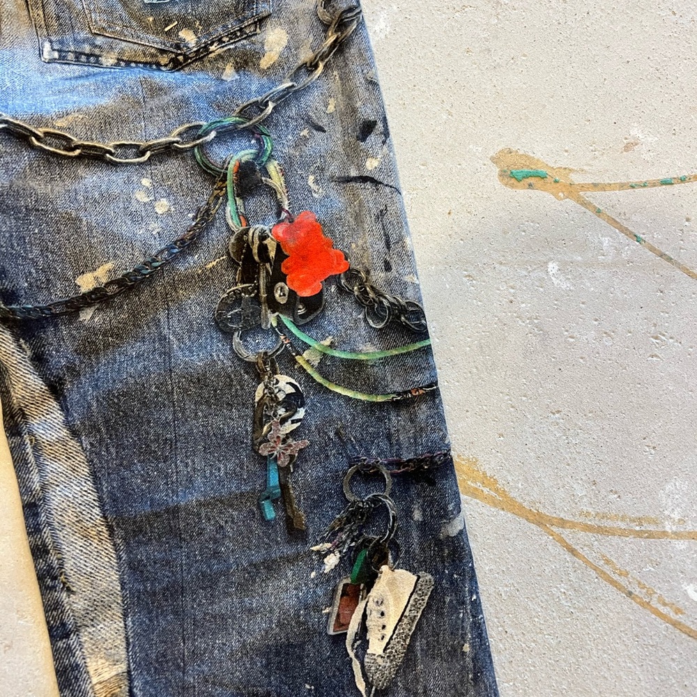 Acne Studios 3D Print Jeans - Picture 9 of 14